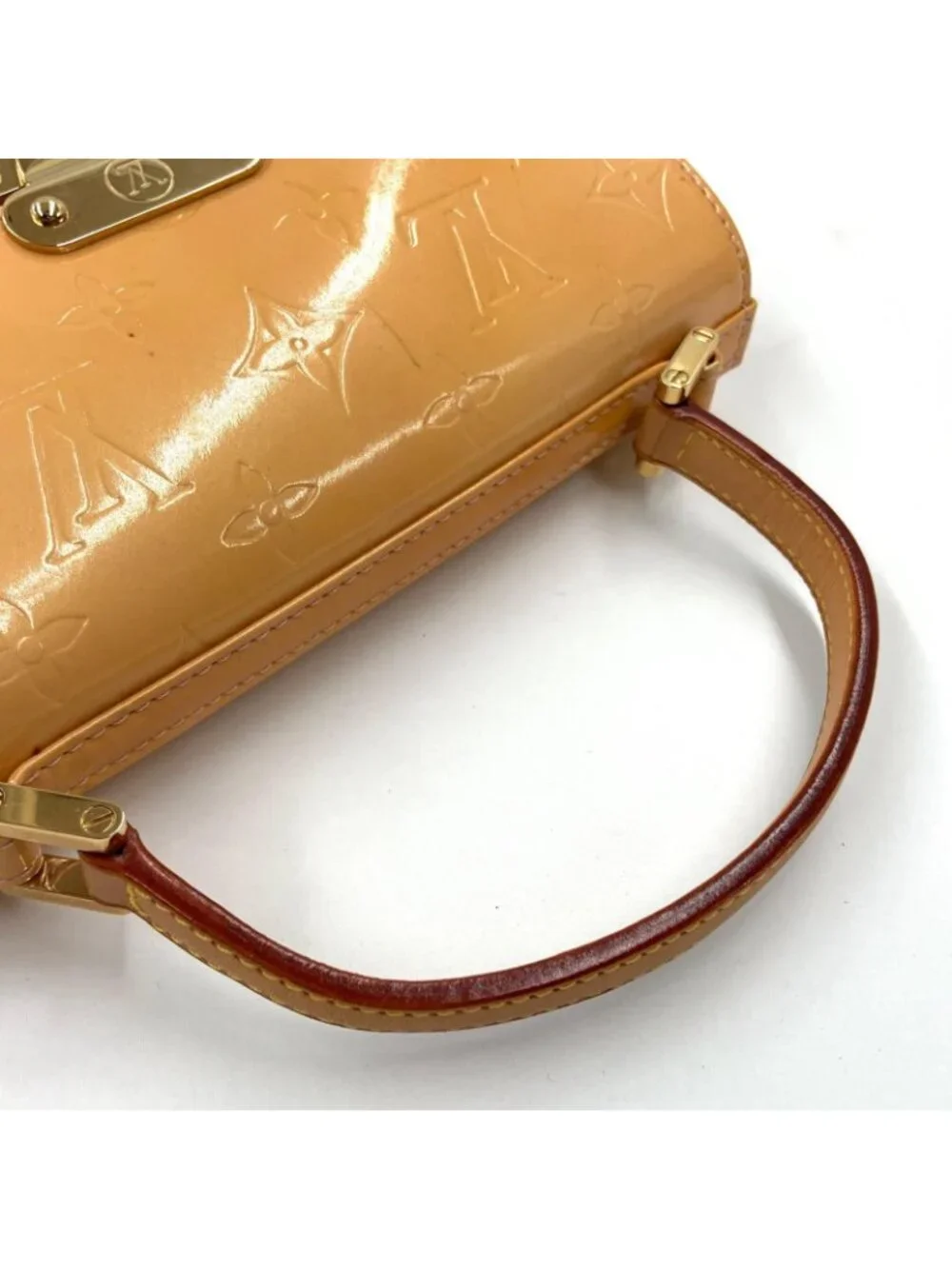 Louis Vuitton Monogram Vernis Spring Street Tote Yellow Delivery As